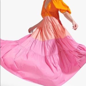 Staud Meadow Dress XS Full Length, NWT